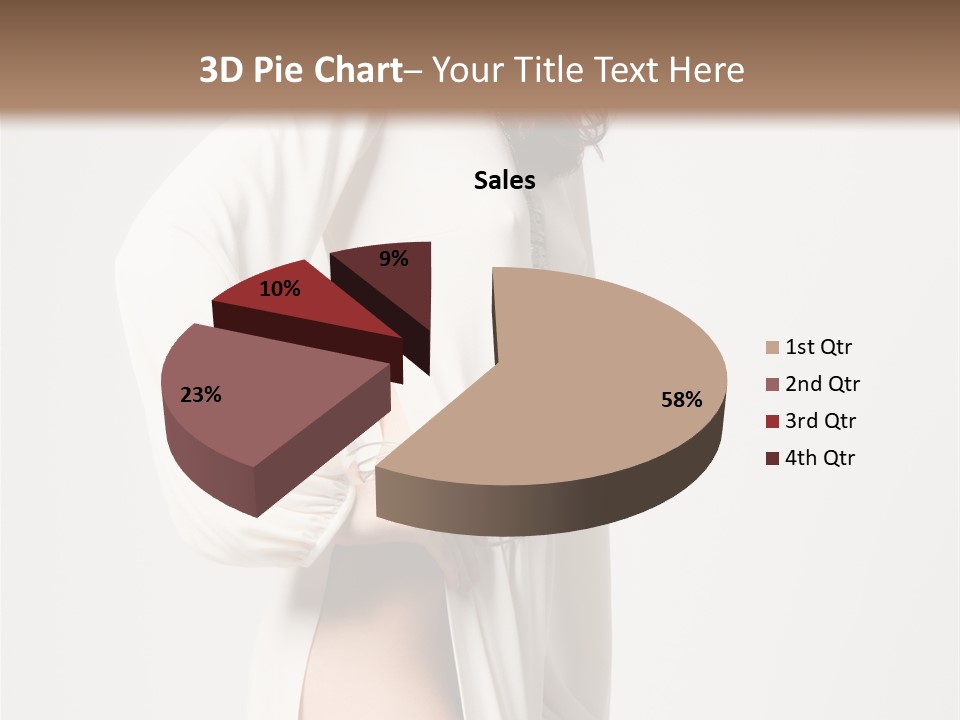 Sensual Red Hair PowerPoint Template