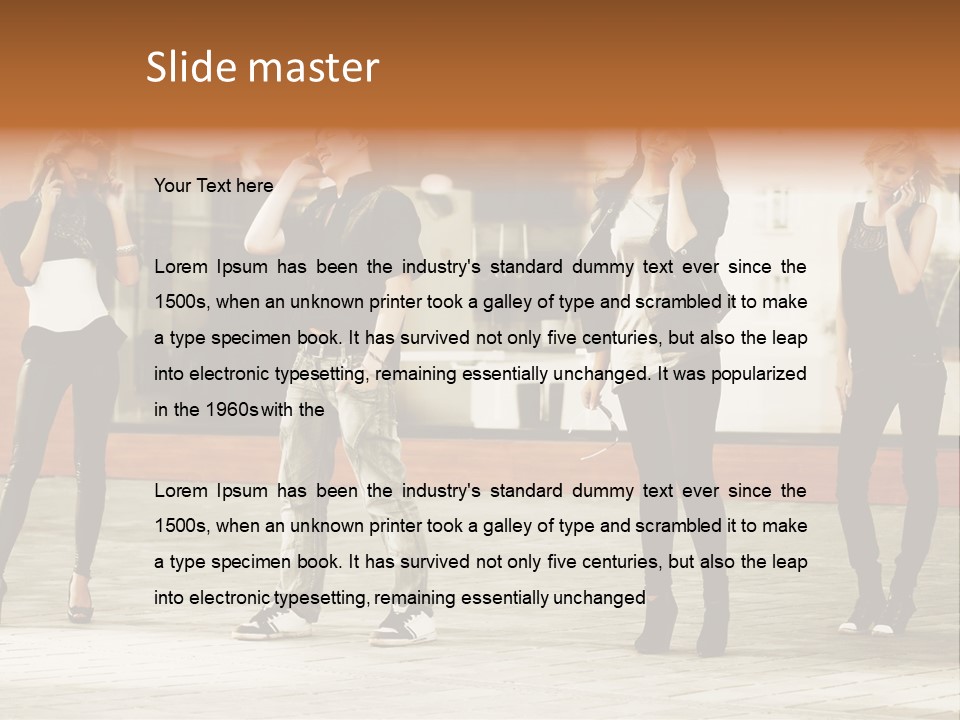 People Calling PowerPoint Template