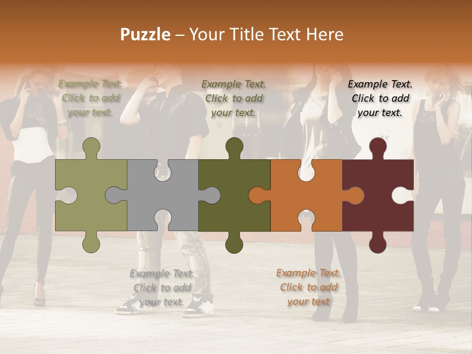 People Calling PowerPoint Template