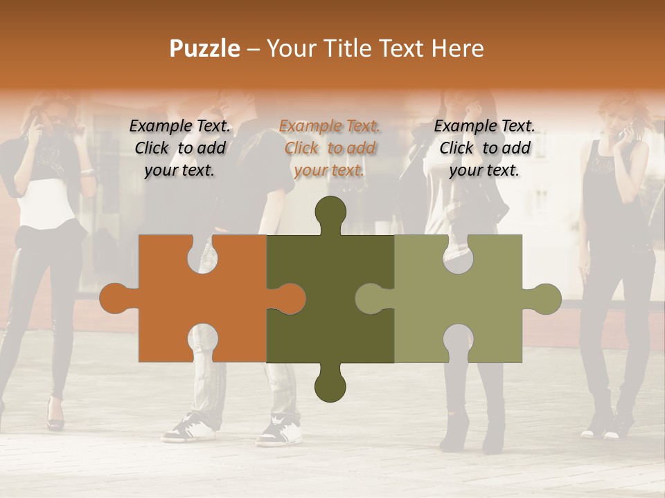 People Calling PowerPoint Template