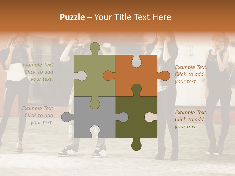 People Calling PowerPoint Template