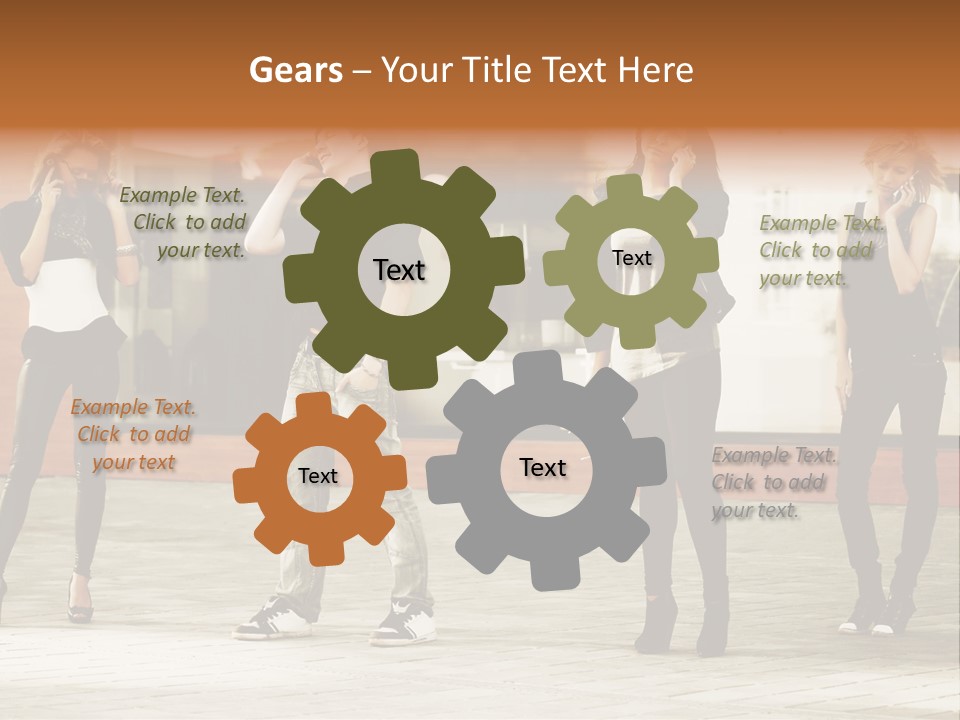 People Calling PowerPoint Template