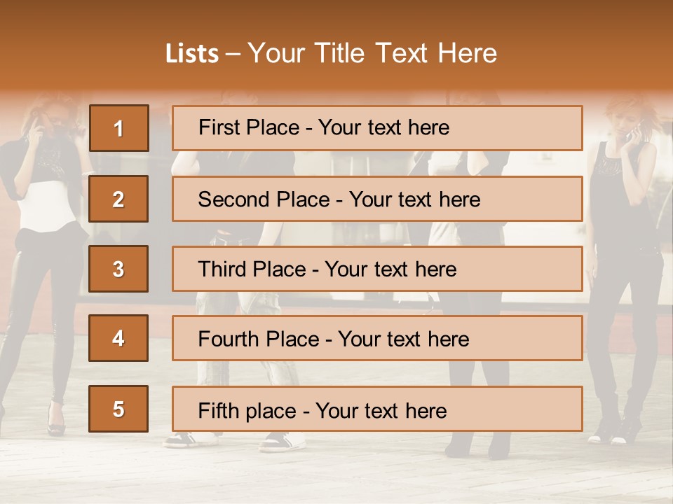 People Calling PowerPoint Template