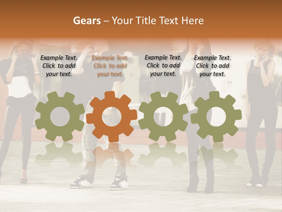 People Calling PowerPoint Template