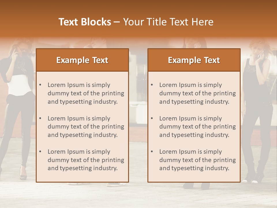 People Calling PowerPoint Template