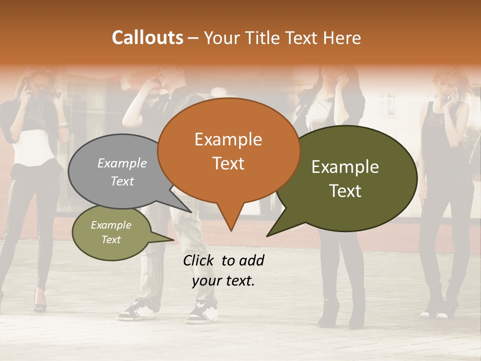 People Calling PowerPoint Template