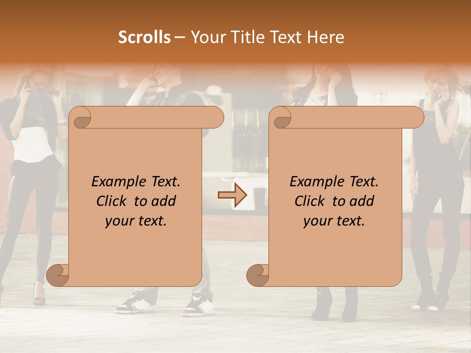 People Calling PowerPoint Template
