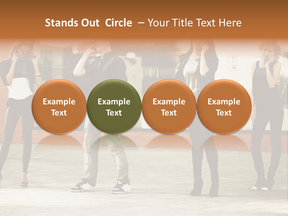 People Calling PowerPoint Template