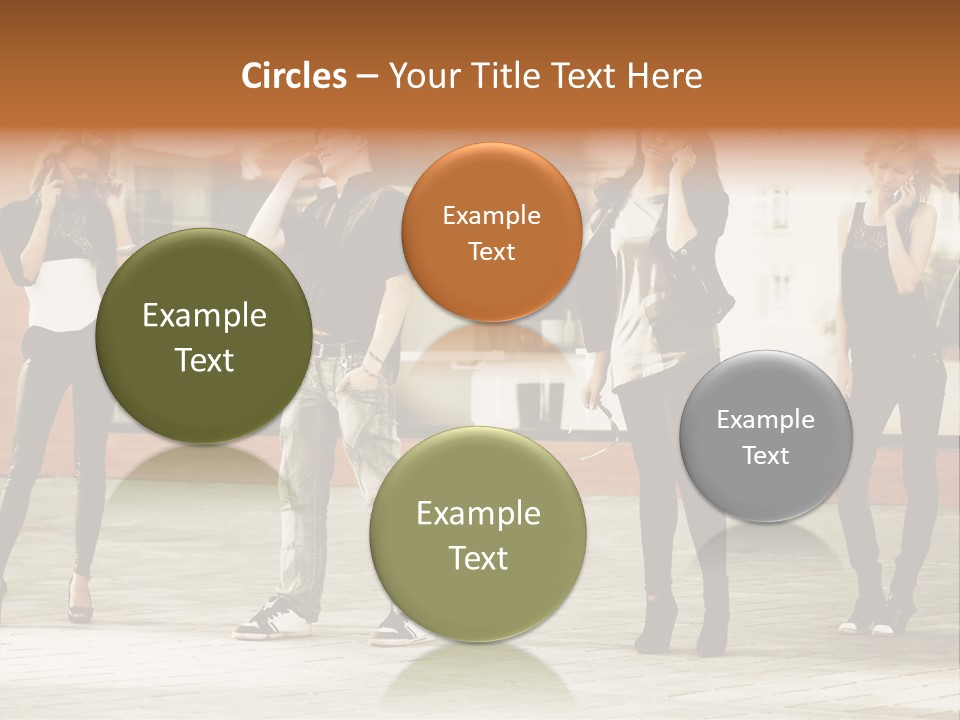 People Calling PowerPoint Template