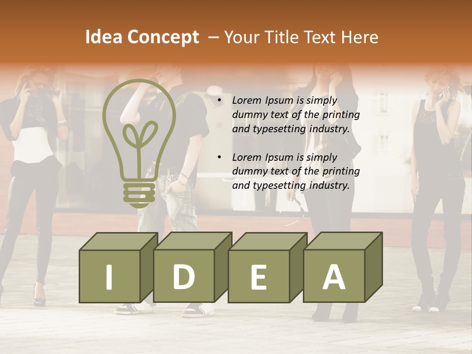 People Calling PowerPoint Template