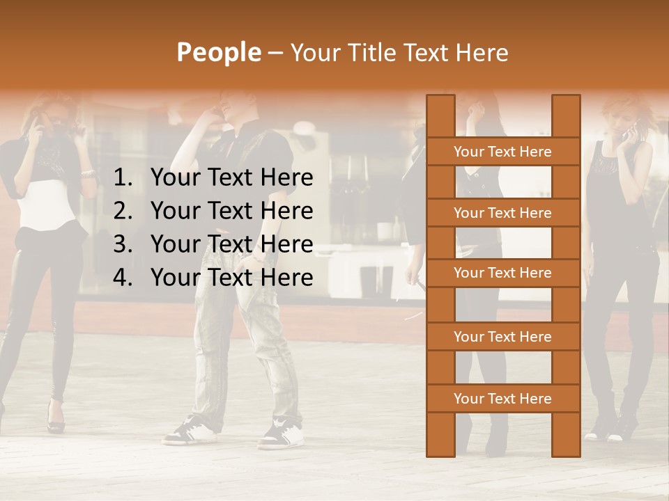 People Calling PowerPoint Template
