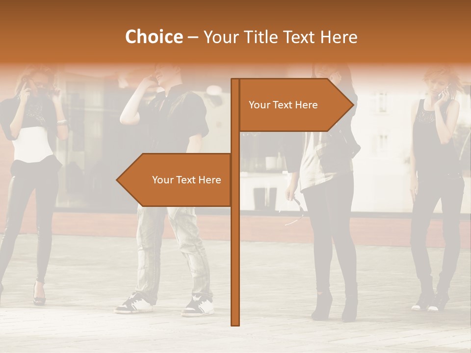 People Calling PowerPoint Template