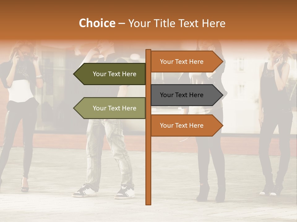 People Calling PowerPoint Template