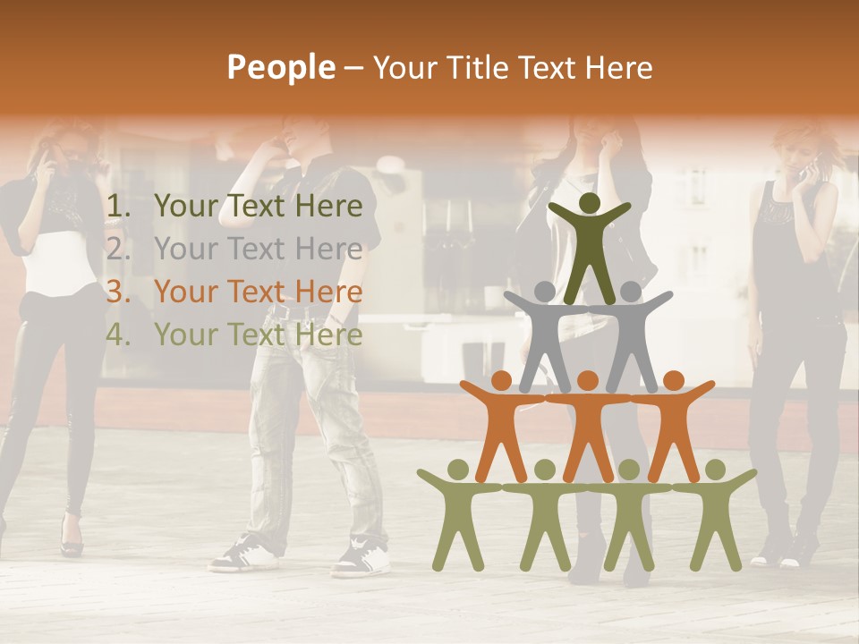 People Calling PowerPoint Template