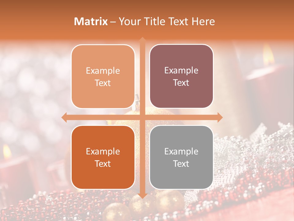 Shiny Gold Xmas PowerPoint Template