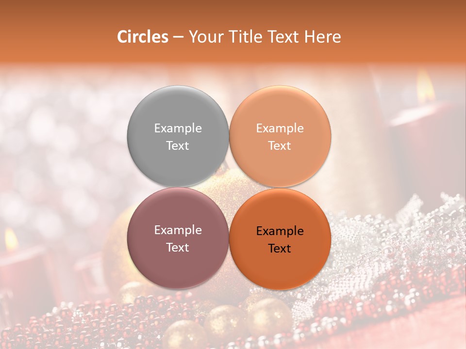 Shiny Gold Xmas PowerPoint Template