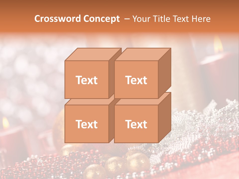 Shiny Gold Xmas PowerPoint Template