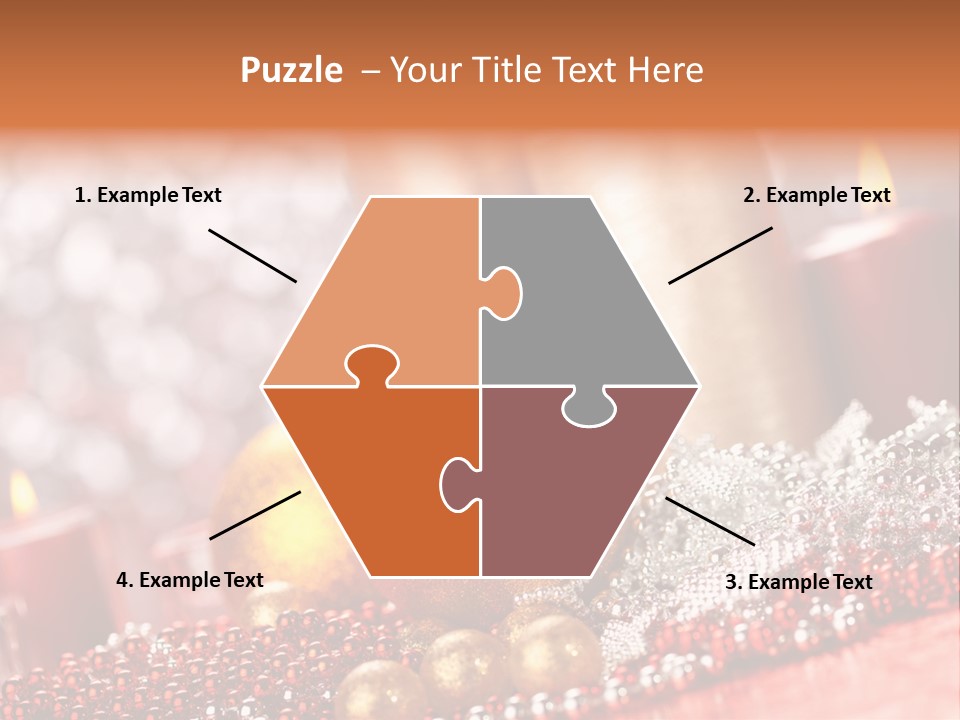 Shiny Gold Xmas PowerPoint Template