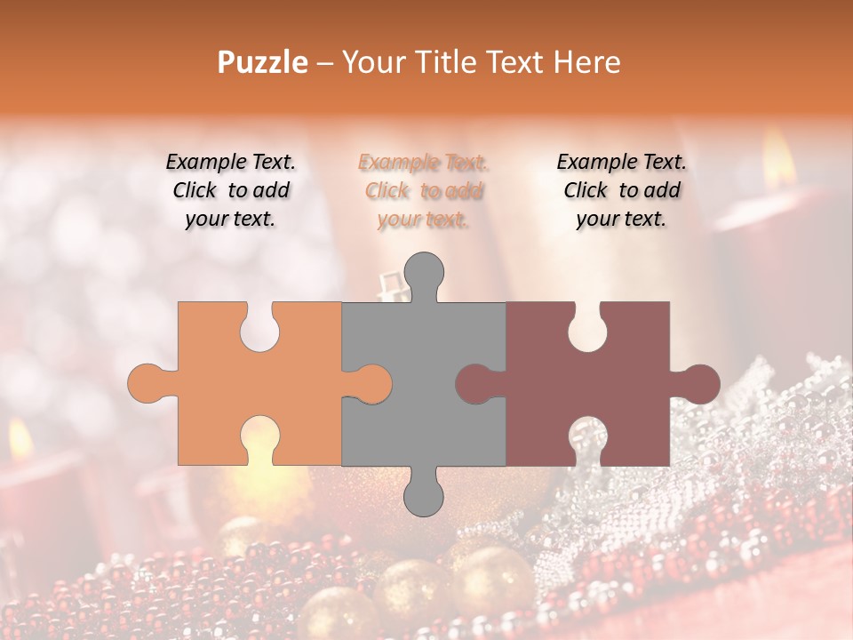 Shiny Gold Xmas PowerPoint Template