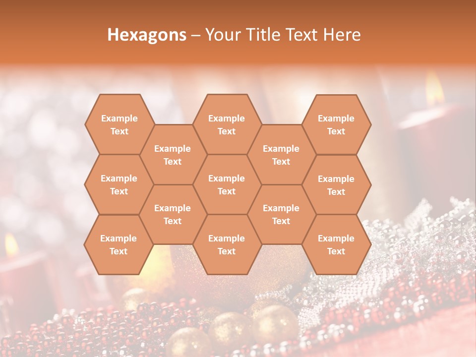 Shiny Gold Xmas PowerPoint Template