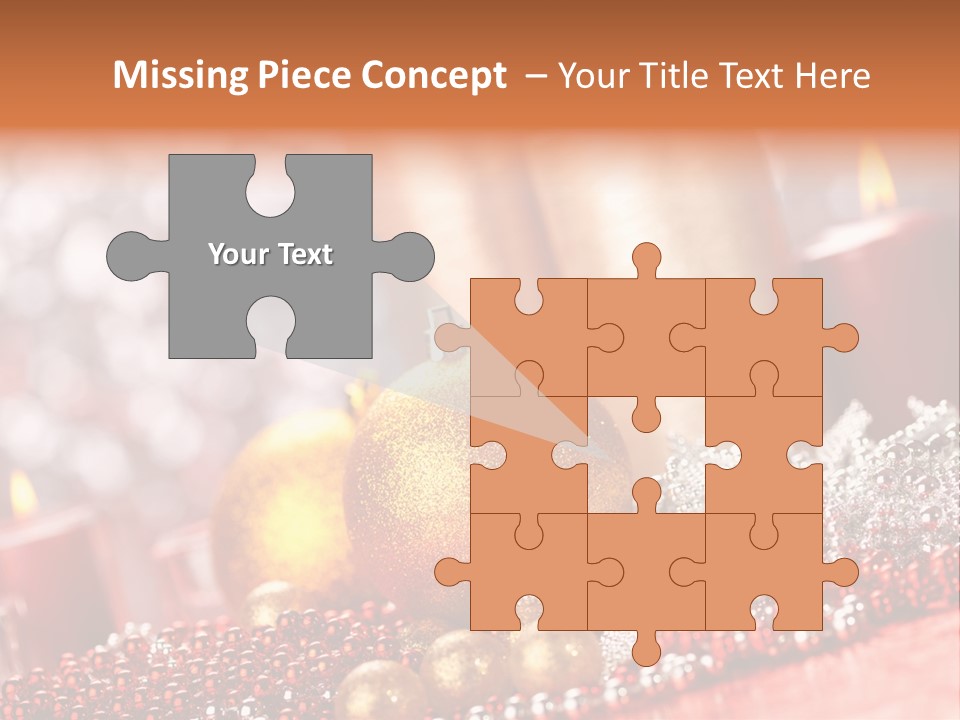 Shiny Gold Xmas PowerPoint Template