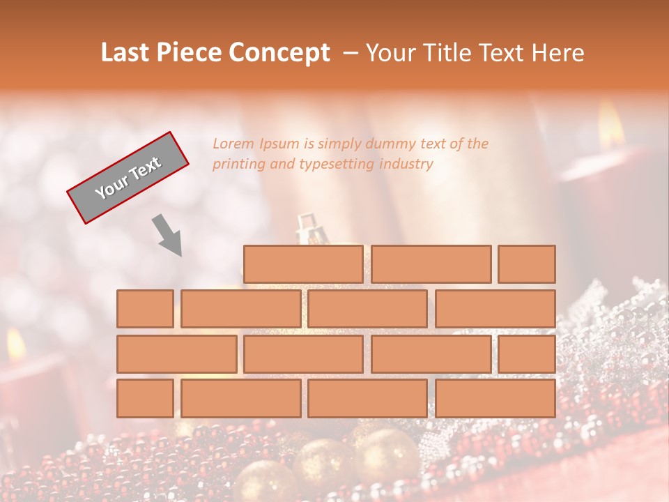 Shiny Gold Xmas PowerPoint Template