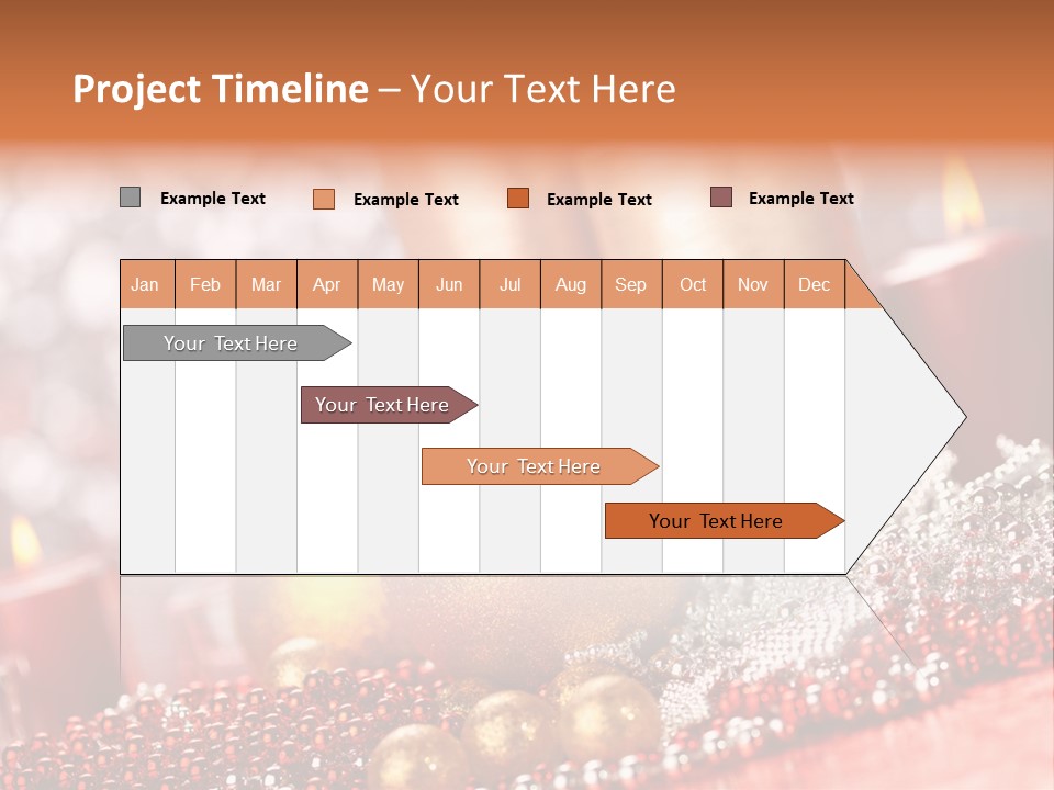 Shiny Gold Xmas PowerPoint Template