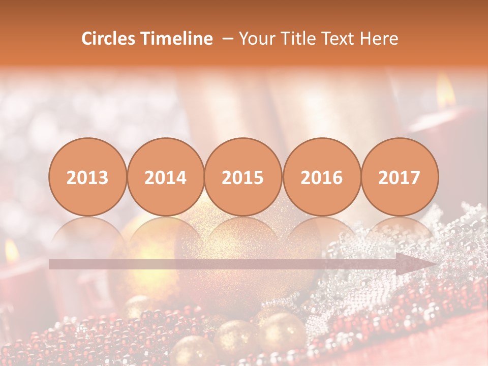 Shiny Gold Xmas PowerPoint Template