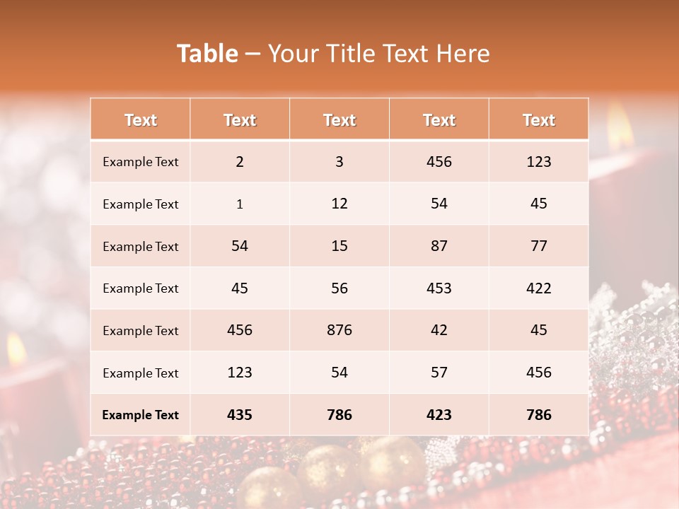 Shiny Gold Xmas PowerPoint Template