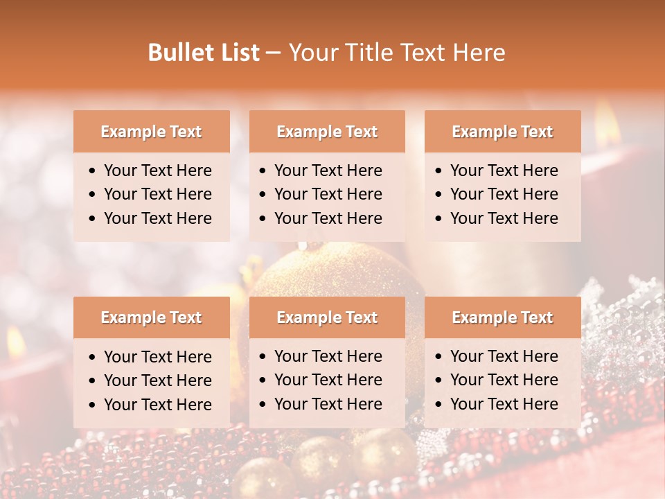 Shiny Gold Xmas PowerPoint Template