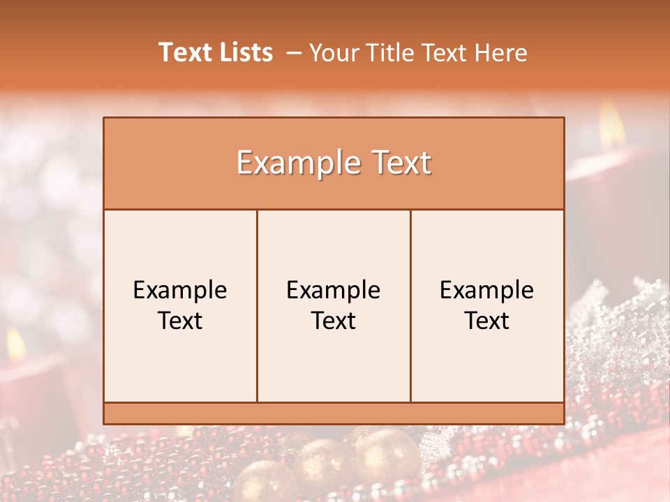 Shiny Gold Xmas PowerPoint Template