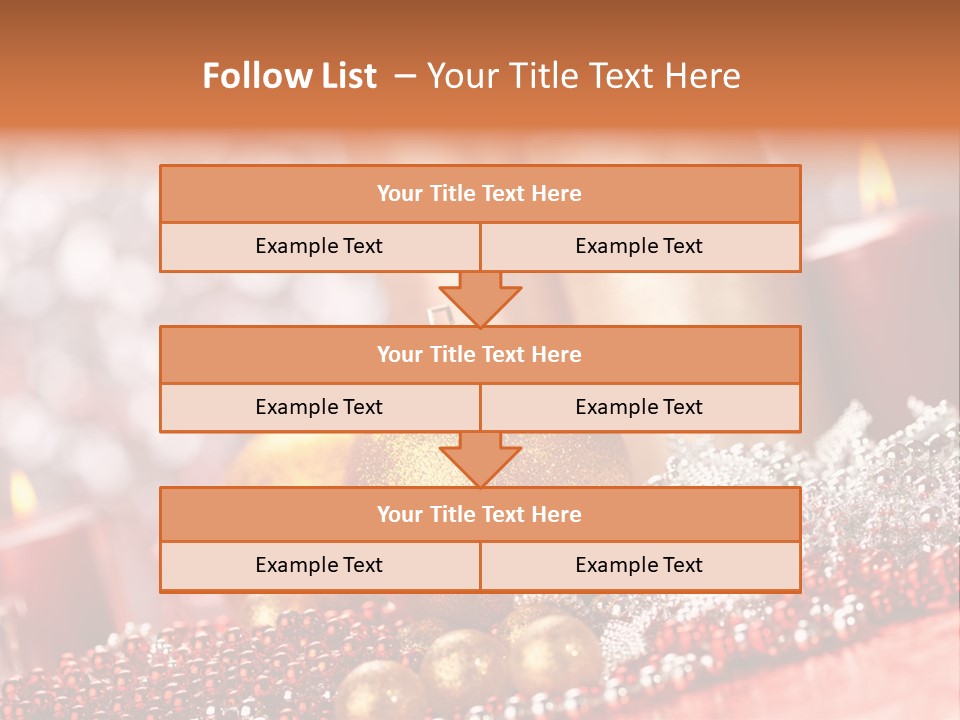 Shiny Gold Xmas PowerPoint Template