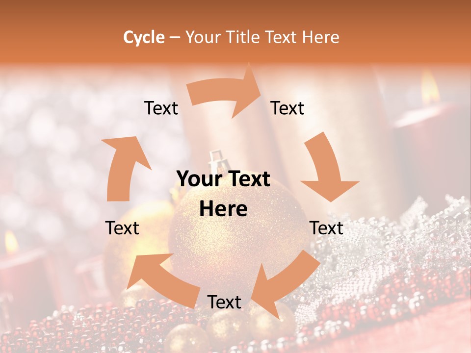 Shiny Gold Xmas PowerPoint Template