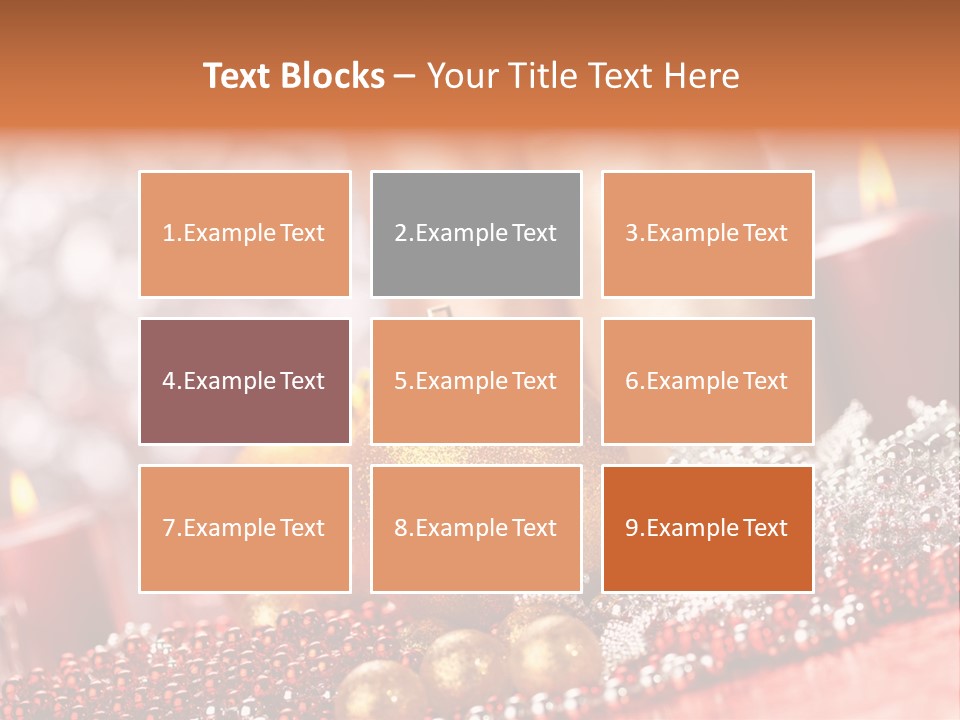 Shiny Gold Xmas PowerPoint Template