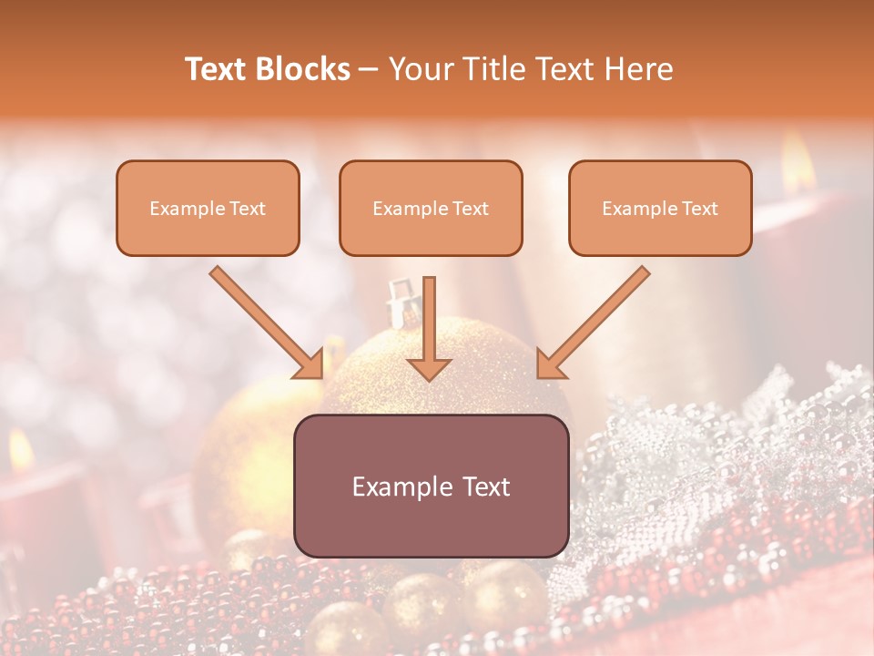 Shiny Gold Xmas PowerPoint Template