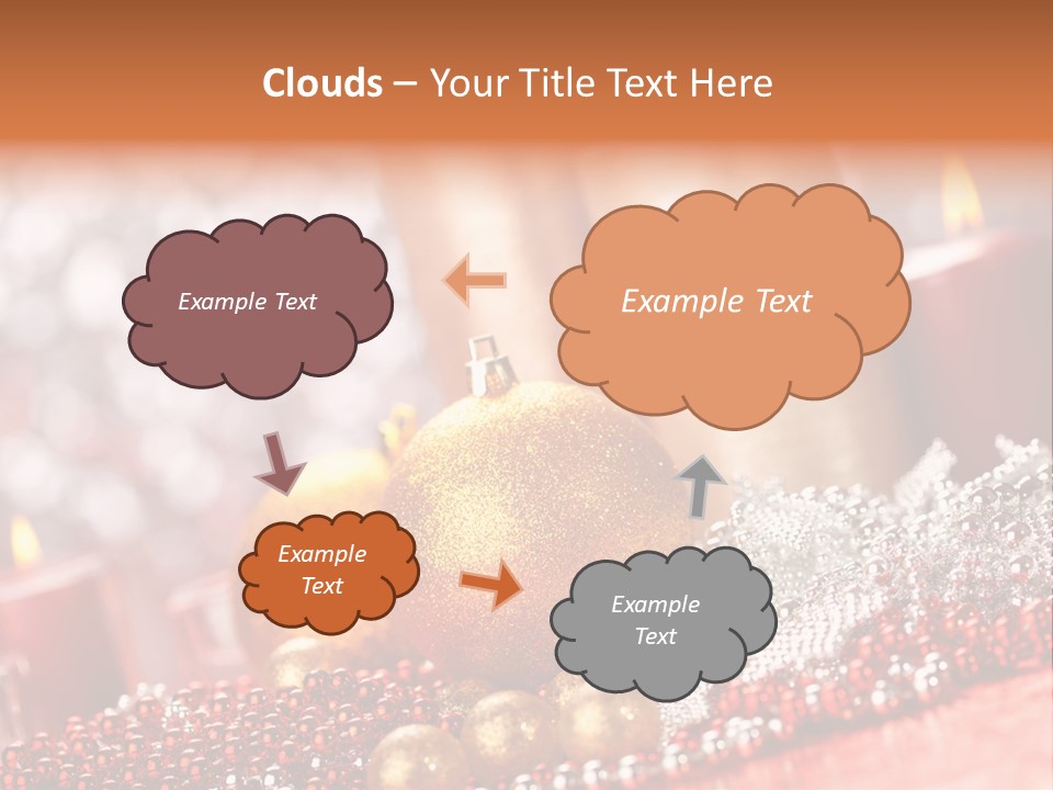 Shiny Gold Xmas PowerPoint Template