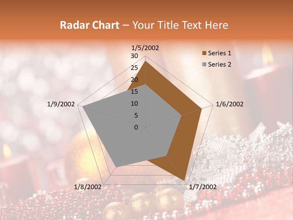 Shiny Gold Xmas PowerPoint Template