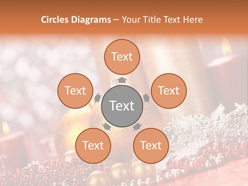 Shiny Gold Xmas PowerPoint Template