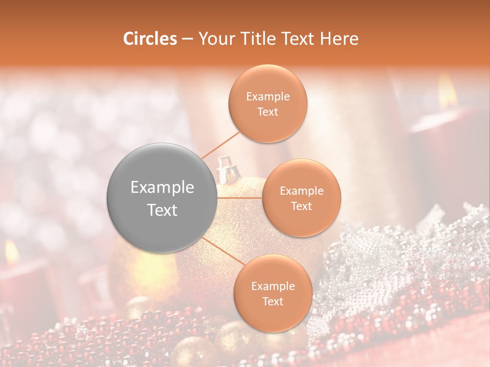 Shiny Gold Xmas PowerPoint Template