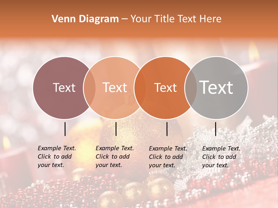 Shiny Gold Xmas PowerPoint Template