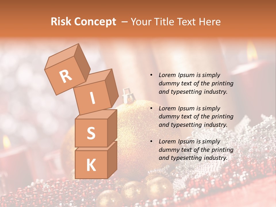 Shiny Gold Xmas PowerPoint Template