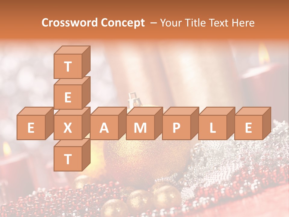 Shiny Gold Xmas PowerPoint Template