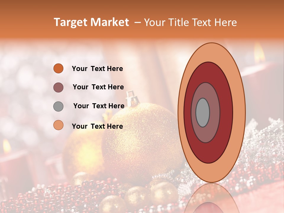 Shiny Gold Xmas PowerPoint Template