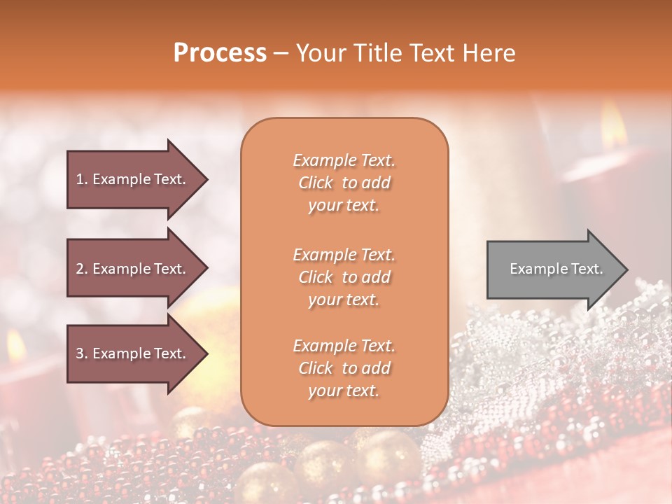 Shiny Gold Xmas PowerPoint Template