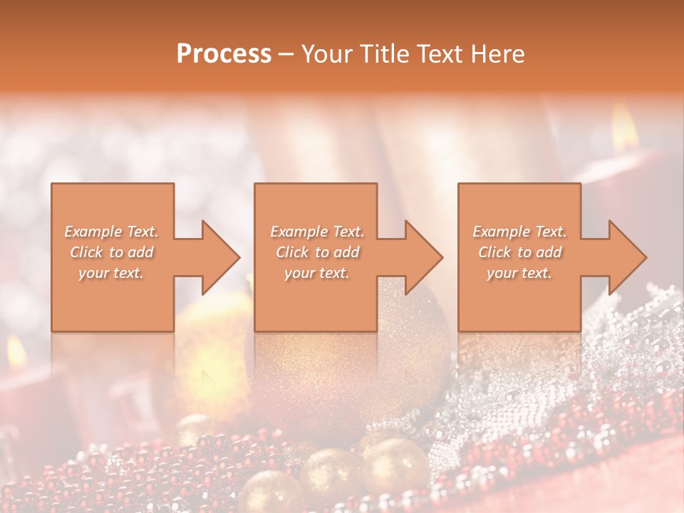 Shiny Gold Xmas PowerPoint Template