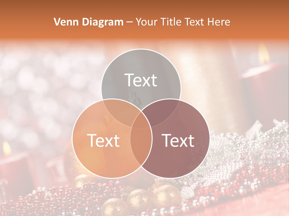 Shiny Gold Xmas PowerPoint Template