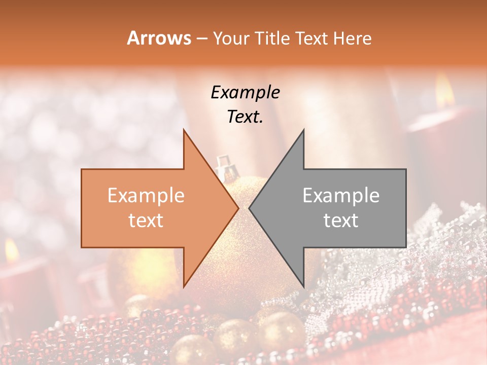 Shiny Gold Xmas PowerPoint Template