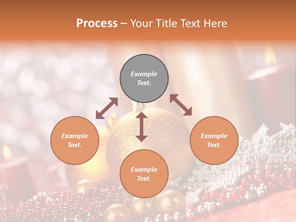 Shiny Gold Xmas PowerPoint Template