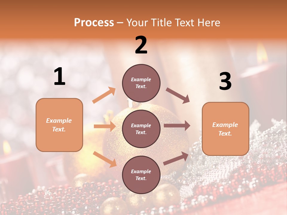Shiny Gold Xmas PowerPoint Template
