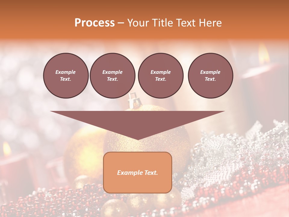 Shiny Gold Xmas PowerPoint Template